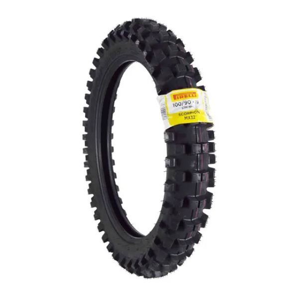 PNEU 100/90-19 57M NHS SCORPION MX MID SOFT 32 PIRELLI TRASEIRO ( DOT - 2317 )